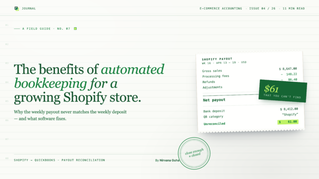 Benefits of Automated Bookkeeping
