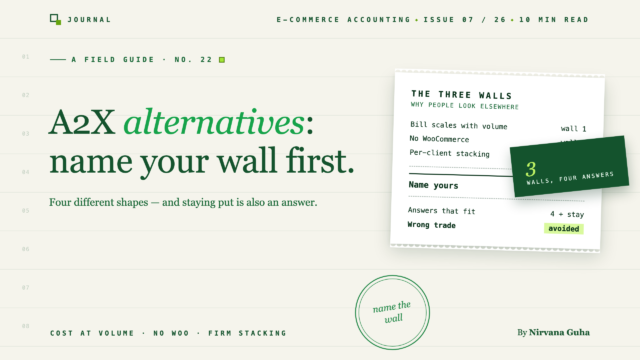 A2X Alternatives in 2026: For Stores and Accounting Firms
