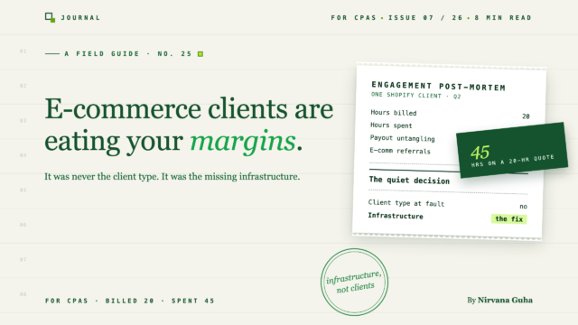 E-Commerce Clients Are Destroying Your Accounting Firm's Margins - LedgerPort E-Commerce Clients Are Destroying Your Accounting Firm's Margins