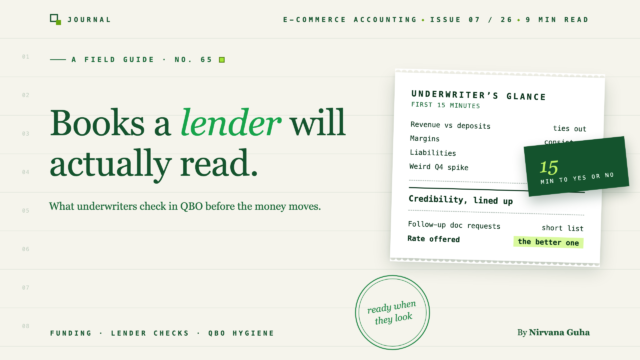 Ecommerce Business Loan Requirements: The Books Lenders Check