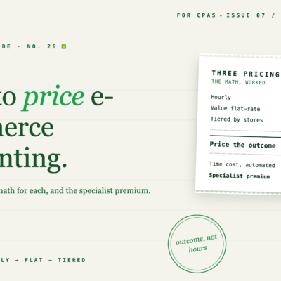 How to Price E-Commerce Accounting Services (CPA Guide)