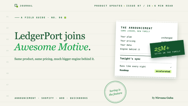 LedgerPort Is Joining the Awesome Motive Family - LedgerPort LedgerPort Is Joining the Awesome Motive Family