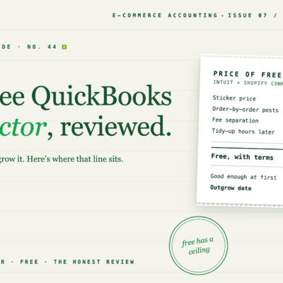 Recensione del connettore QuickBooks Shopify: gratuito e onestamente valido
