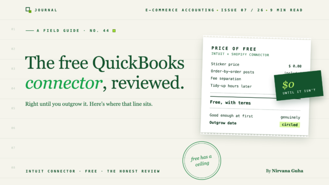 QuickBooks Shopify Connector Review: Free, and Honestly Fine - LedgerPort QuickBooks Shopify Connector Review: Free, and Honestly Fine
