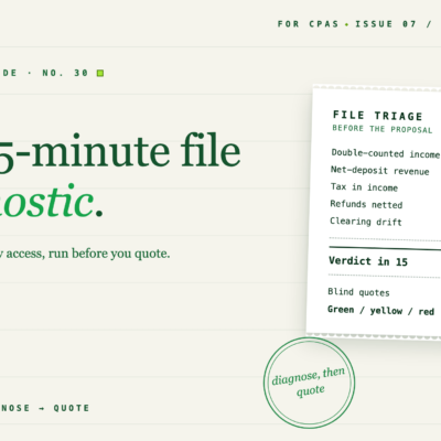The 15-Minute Shopify QuickBooks File Diagnostic for CPAs
