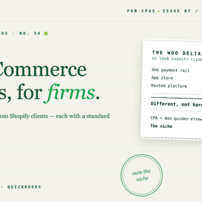 WooCommerce Accounting for Firms: The First-Client Guide