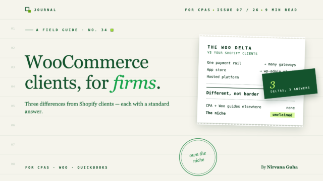 WooCommerce Accounting for Firms: The First-Client Guide - LedgerPort WooCommerce Accounting for Firms: The First-Client Guide