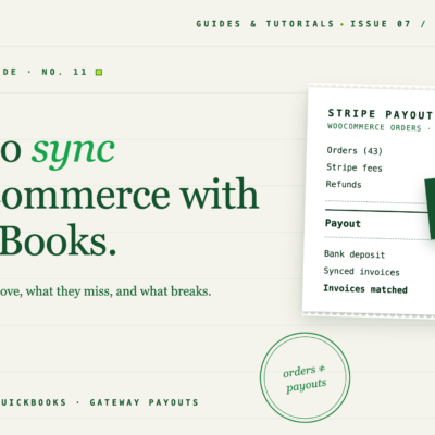 How to Sync WooCommerce with QuickBooks Online (And What Breaks)